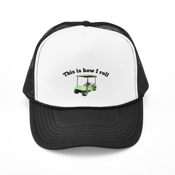 CafePress - This Is How I Roll - Adjustable Unisex Printed Trucker Hat with Mesh Back