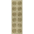 thumbnail image 4 of SAFAVIEH Soho Leanne Geometric Wool Area Rug, Beige/Gold, 3'6" x 5'6", 4 of 10