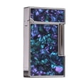 thumbnail image 5 of Kerosene lighter, Top Metal Pocket Lighter Daily Use, Sold Without Fuel.,SKU01005-银底紫贝, 5 of 12