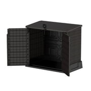 Duramax CedarGrain StoreAway 850 Liter Outdoor Deck Storage Shed, Brown