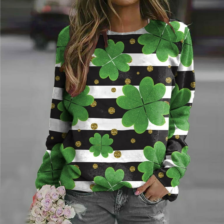 women's shamrock sweatshirt