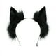 thumbnail image 3 of Accesorios para el cabello con orejas de gato de peluche para mujer, tocado hecho a mano, vestido de fiesta de cómic, simulación de cabello, 3 of 3