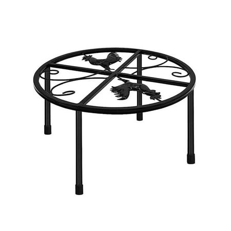 

Metal Stand For Chicken Feeder Waterer Chicken Stand Rack Round Supports Rack For Buckets Barrels Chicken Accessories For Coops Indoor Outdoor