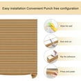 thumbnail image 2 of Window Paper Shades Room,Temporary Window Shades No Drill Blinds Self Adhesive Blinds, Shades for Home Nursery Bedroom Kitchen Bathroom(Coffee,35"*71"), 2 of 6