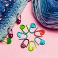 thumbnail image 4 of Crochet Stitch Markers, 150Pcs Plastic Knitting Crochet Locking Stitch Needle Marker Needle Clip Counter for Sewing Crocheting DIY Craft, Multicolor, 4 of 6