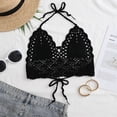 thumbnail image 1 of Top De Sujetador De Ganchillo,Top De Sujetador De Ganchillo Top De Bikini De Punto Atado Top De Bikini Halter De Ganchillo Diseño Exquisito, 1 of 5