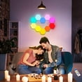 thumbnail image 5 of DYstyle RGB Hexagon Wall Lights Touch Sensitive USB-Power Lights LED Wall Panels DIY Geometric Modular Assembled RGB Colorful Light Ambiance Wall Sconces for Iiving Room Bedrooms DIY Lovers Gifts, 5 of 7