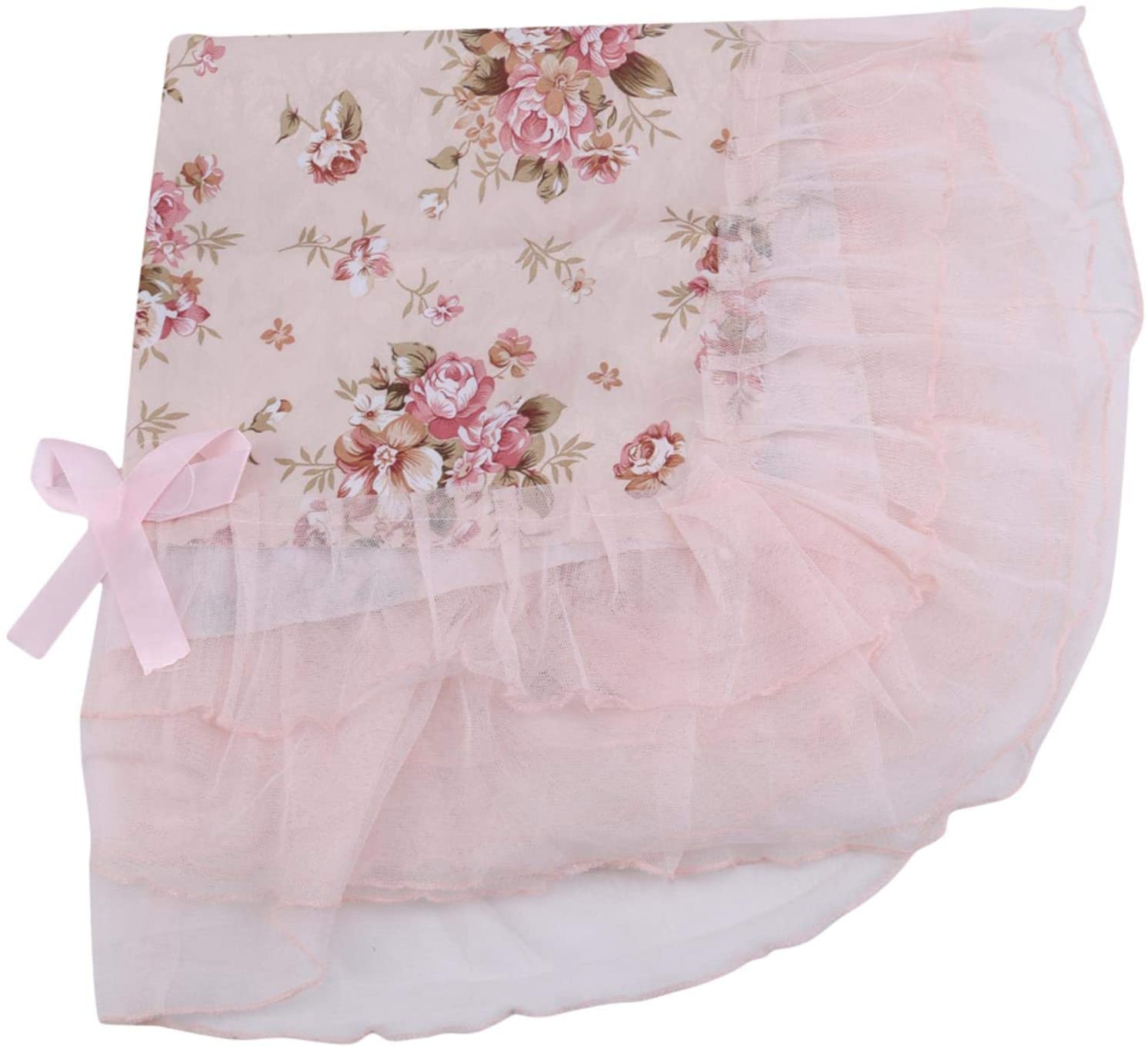 Southwit Embroidered Bedside Table Covers Thick Rectangular Floral Lace