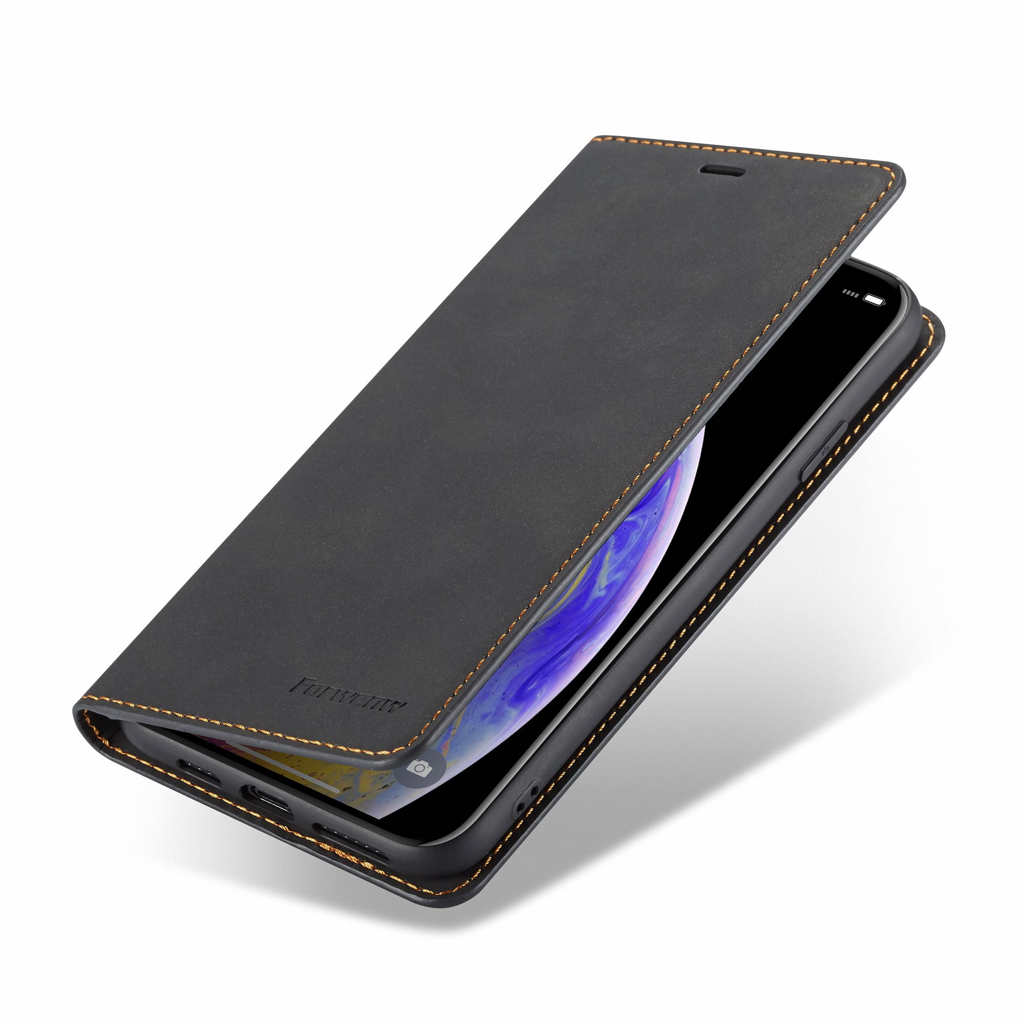 iPhone XS Max Flip Case, Dteck PU Leather Folio Case with Card Slots