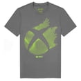 thumbnail image 1 of Xbox - Camiseta Logotipo Gaming Hombres (Carbón, Verde Estampado), 1 of 5