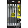 Pilot G2 Retractable Gel Pen Bold Point Black Ink 5/Pack (31303) 755962