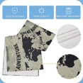 thumbnail image 5 of World Map Compass Table Runner Linen Style 13x108 Inches Rustic Farmhouse Table Runner Kitchen Dining Table Decoration for Wedding Birthday Party Christmas, 5 of 6