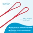 thumbnail image 4 of Uxcell Traditional Recurve Bow String Replacement Archery Bowstring Accessories for Universal Equipment Green/Red, 4 of 7