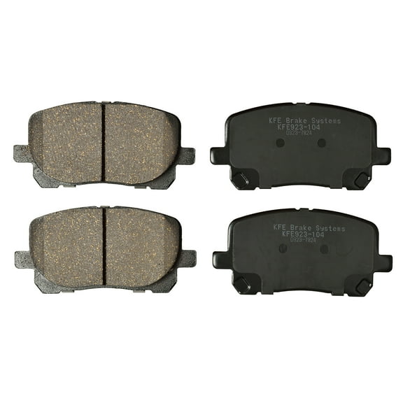 Premium Ceramic Disc Brake Pad Front KFE Quietadvanced For Toyota Corolla Matrix Vibe KFE923-104 Fits select: 2003-2008 PONTIAC VIBE
