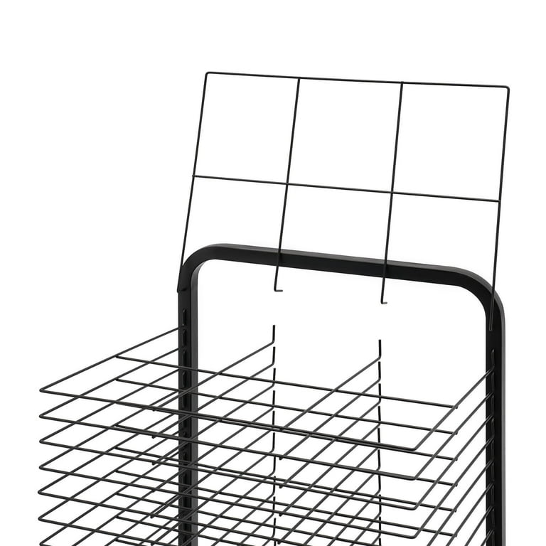 20 Layers Art Drying Rack for Classroom | Functional & Mobile Paint Drying Rack with Wheel, Black