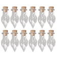 thumbnail image 3 of PAMINGONO Teardrop Shaped Glass Jars with Cork Stoppers for Home Use 32Pcs, 3 of 8