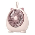 thumbnail image 2 of Latrodar Desktop Desktop Fan Silent Fan Students Safety Guaranteed Usb Rechargeable Fan Pink 6.6x6.08 Inch Home Essentials, 2 of 5