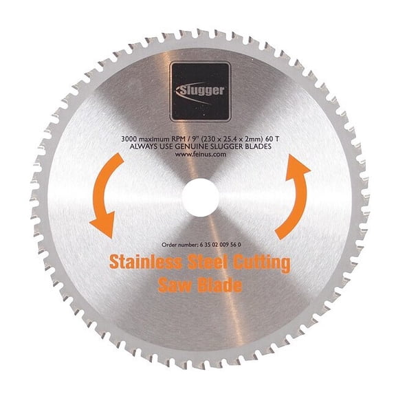 Fein Circular Saw Blades,Stainless Steel,9 in 63502009560