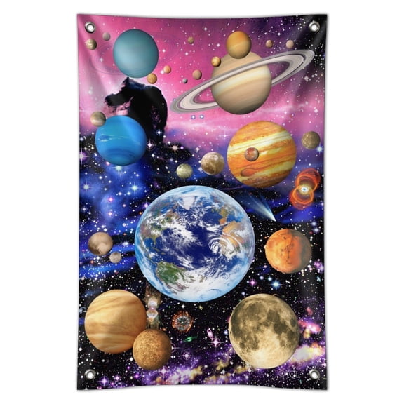 Planets Solar System Earth Nebula Home Business Office Sign