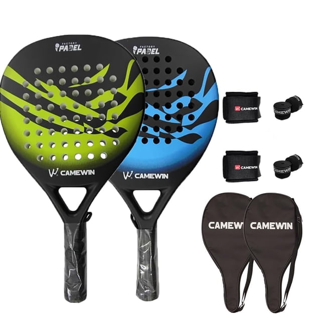Raquetas de playa CAMEWIN de fibra de carbono, 2 unidades con accesorios