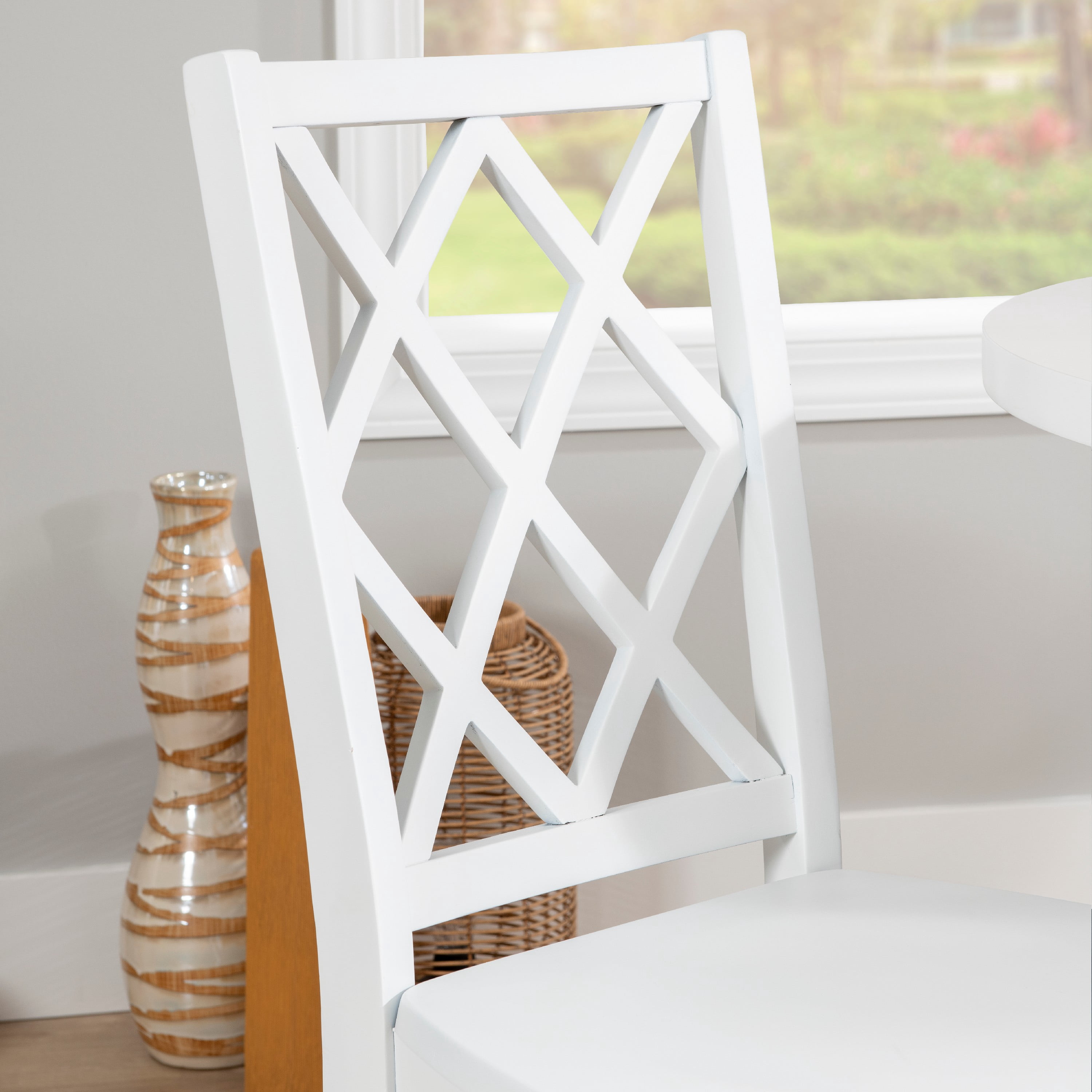 Powell Stacie Dining Chair, White