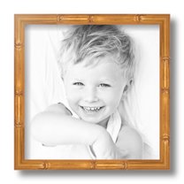 ArtToFrames 10x10 Inch Gold Bamboo Picture Frame, This Multi Wood Poster Frame is Great for Your Art or Photos, Comes with Regular Glass (4875)