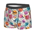 thumbnail image 2 of Wukai Skulls and Roses Print Men’s Underwear Breathable Boxer Briefs,&nbsp;Moisture Wicking & Breathable-Medium, 2 of 7