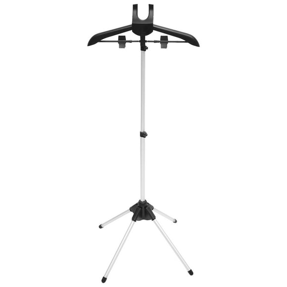 1 juego de percha plegable para vaporizador de ropa, tendedero ajustable, percha para máquina de planchado de mano