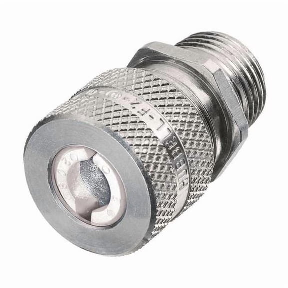 Hubbell Wiring Device-Kellems Liquid Tight Connector,3/8 in.,White SHC1011