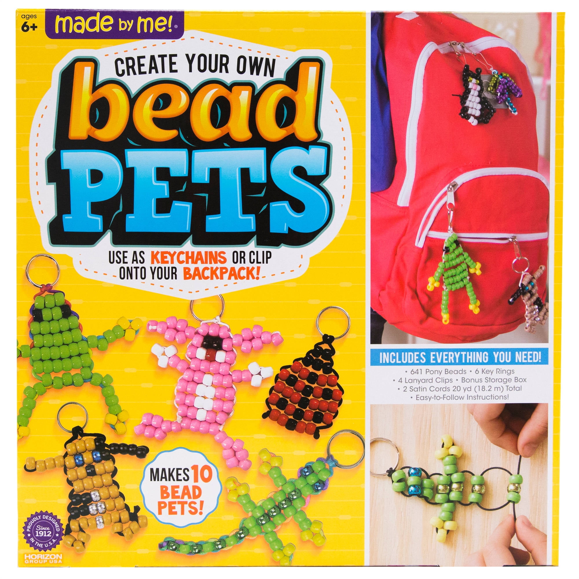 Made by Me Create Your Own Bead Pets Horizon Group USA