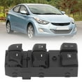 thumbnail image 1 of Elantra Left Driver Master Door Window Switch 93570 3X000 Replacement for 2011-2015 - Black ABS Material, 1 of 8