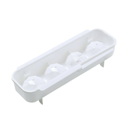 

Silicone Ice Square Maker Ice Tray Cake Pudding Molds Round Shape Ice Square Trays Molds 4 Grid