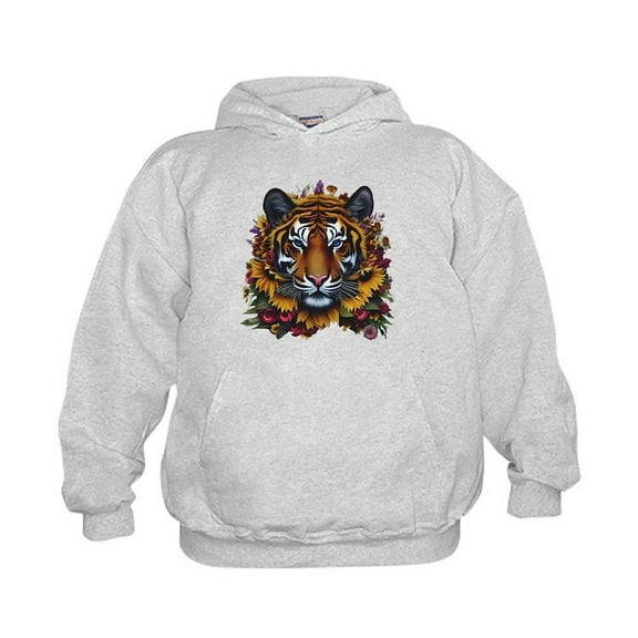 CafePress - Sunflower Tiger Sweatshirt - Kids Hooded Sweatshirt, Classic Hoodie