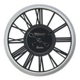 thumbnail image 2 of Monarch Specialties I 9056 - Clocks, 20" Round, Wall Clock, Black, Silver, Transitional, 2 of 4