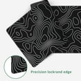 thumbnail image 3 of Extended Gaming Mouse Pad Abstract Topographic Fractal Lines Large Mousepad with Stitched Edges,Anti-Slip Rubber Base Keyboard Mouse Mat Desk Pad for Gaming Home Office 35.4 x 15.7 inches, 3 of 6