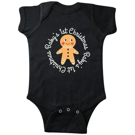 

Inktastic Baby 1st Christmas Gingerbread Man Gift Baby Boy or Baby Girl Bodysuit