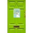 thumbnail image 2 of Carolines Treasures BB7634DS1216 Welcome Friends Piebald French Bulldog Wall or Door Hanging Prints 12x16 multicolor, 2 of 2