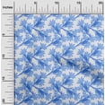 thumbnail image 2 of oneOone Cotton Jersey Light Blue Fabric Floral Craft Projects Decor Fabric Printed By The Yard 58 Inch Wide, 2 of 4