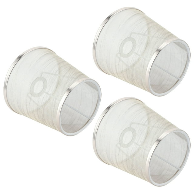 Tela lámpara de Tela, 3pcs de lámparas de Tela establecido decoración del hogar cubierta de lámpara de tela de lámpara de lámpara para dormitorios para hotones para pasillos