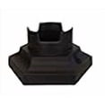 thumbnail image 3 of Post Accessories PB-173-BLK Pedestal Post Base-Black, 3 of 3