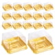 thumbnail image 1 of 1 juego de 100 cajas cuadradas de plástico para pastelitos de luna de 50 g con relleno de yema de huevo., 1 of 7