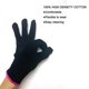 thumbnail image 3 of Guante profesional resistente al calor para rizadores y planchas de pelo, ajuste flexible, borde rosa, 1 unidad., 3 of 5