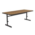 thumbnail image 2 of Correll Adjustable Height 1 1/4" High Pressure Top Computer/Training Rectangular Table Medium Oak - 48"L x 30"W, 2 of 4