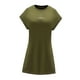 thumbnail image 4 of Vestido corto de verano para mujer, vestido de verano para mujer y adolescente, vestido con cuello redondo para viajes , m M, 4 of 7