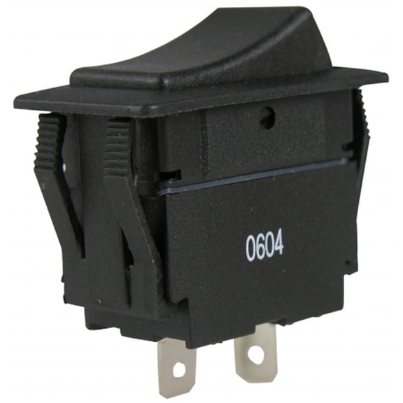 Gardner Bender Rocker Switch SPST 3/4HP Black