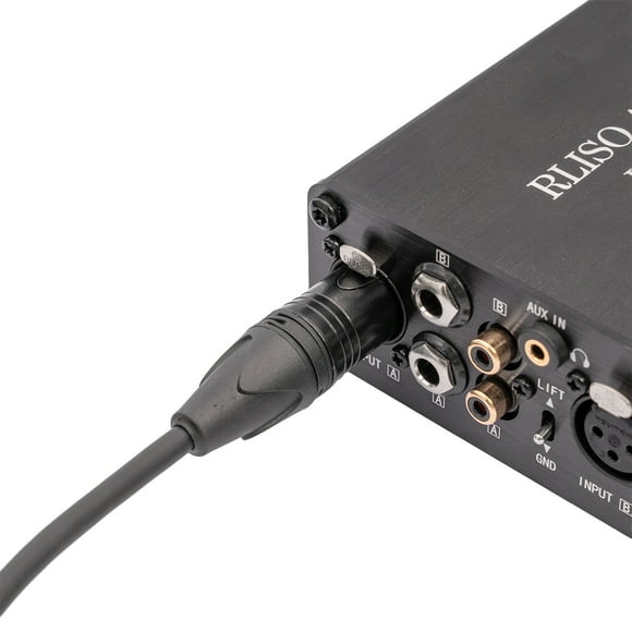 TRS ESTÉREO MOCHO DE 6,35 Mm A XLR Macho, Mezclador De Micrófono Plug And Play, Transmisión De Audio Equilibrada, Estabilidad De Señal Mejorada Para Varios Dispositivos