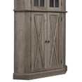 thumbnail image 5 of Home Source  Stone Grey Enclosed Corner Cabinet, 5 of 6