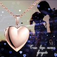 thumbnail image 3 of Stylish Stainless Steel Locket Necklace with Cable Chain 19.7 Inch for Women(Large), 3 of 5