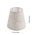 thumbnail image 2 of unbranded Linen Lampshade Bottom Mount For Table Lamp Fabric Barrel Lampshade Velvet, 2 of 6