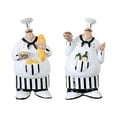 thumbnail image 3 of 2x Wall Mounted Italian Chef Figurines Rustic Modern Collectible Plaque Hanging Cook Statue for Kitchen Wall Farmhouse Decor Gift, 3 of 7